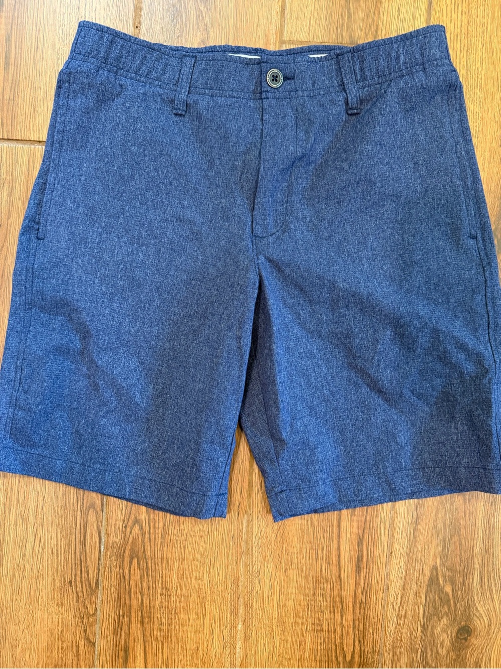 Under Armour Men's Navy Blue Tech Flat-Front Shorts 9” / men’s 32